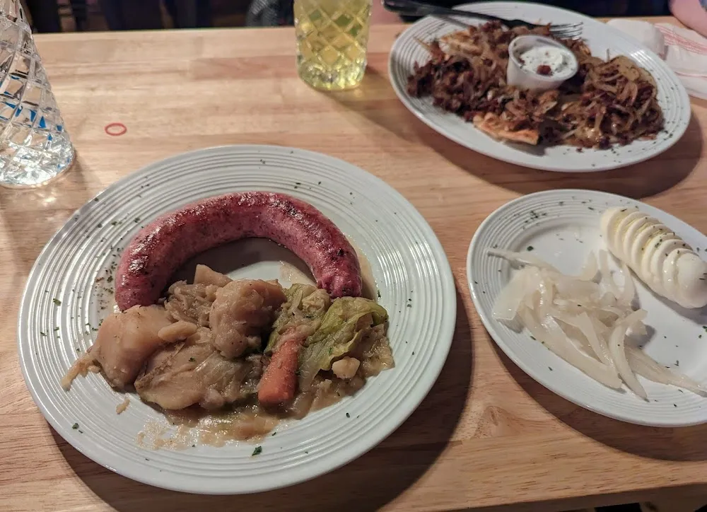 Polish Dinner and Potato & Cheddar Pierogie
